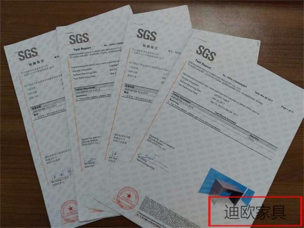 迪欧家具办公桌、屏风通过国际BIFMA产品认证