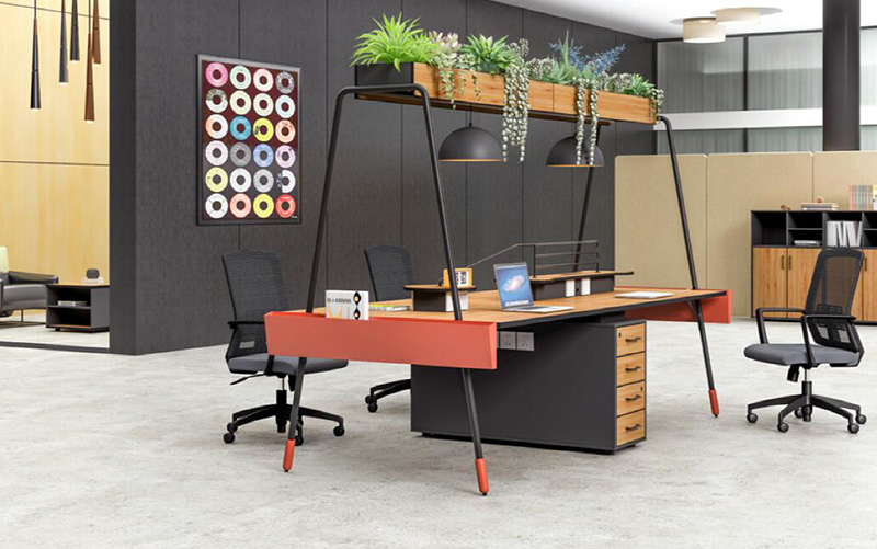 涵素系列 - 现代简约办公室职员桌