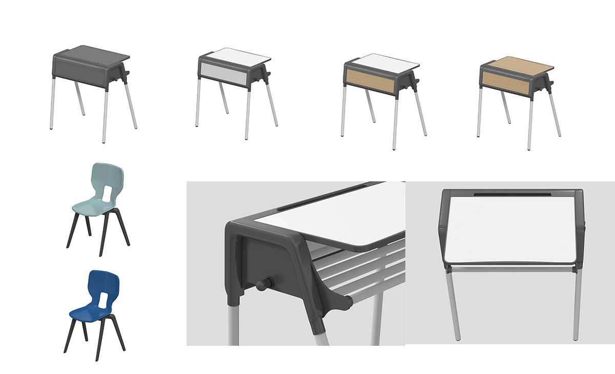 诺贝尔系列-课桌椅