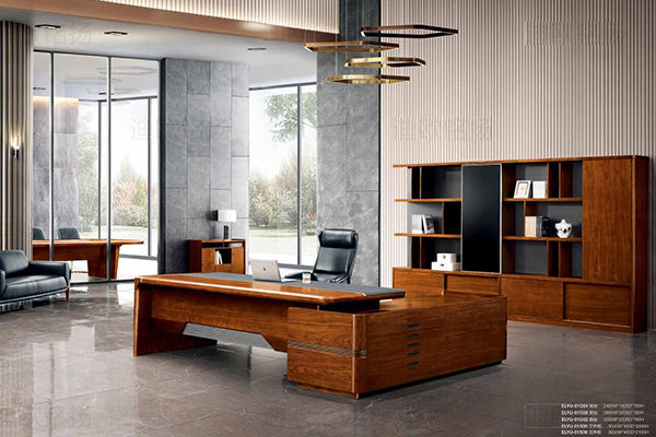 新品-凌云系列-老板办公桌-迪欧家具