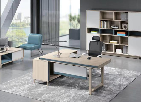 新品-尚美系列-经理办公桌-迪欧家具
