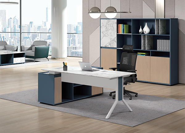 2021-岩板办公桌椅-魔岩系列-迪欧家具